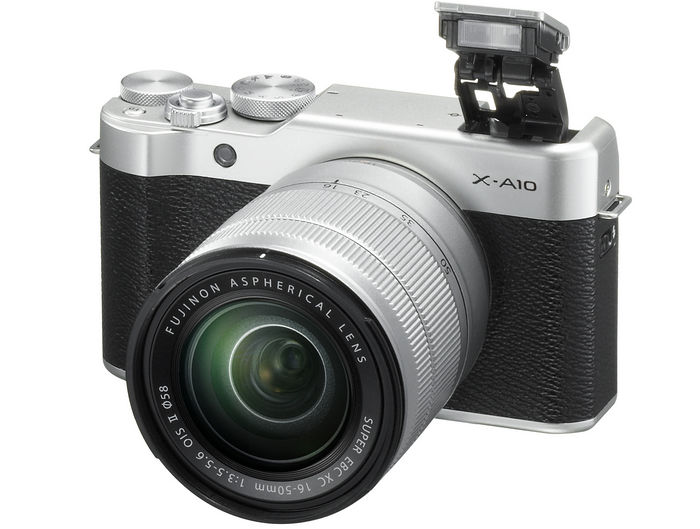 FUJIFILM X-A10 frontleft 